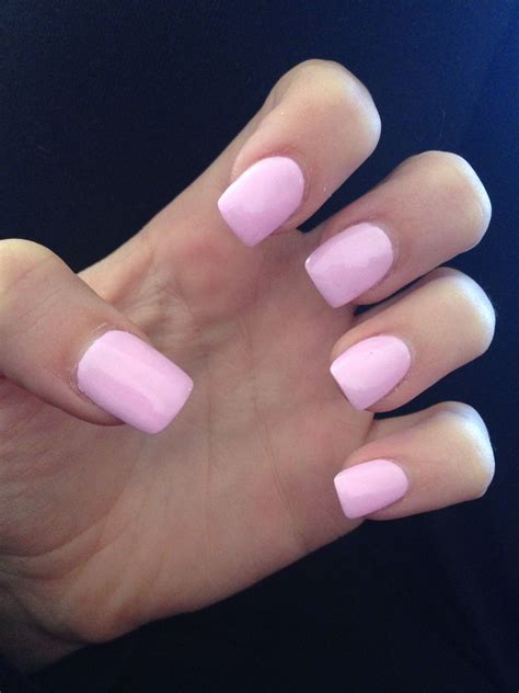 acrylic nail designs light pink